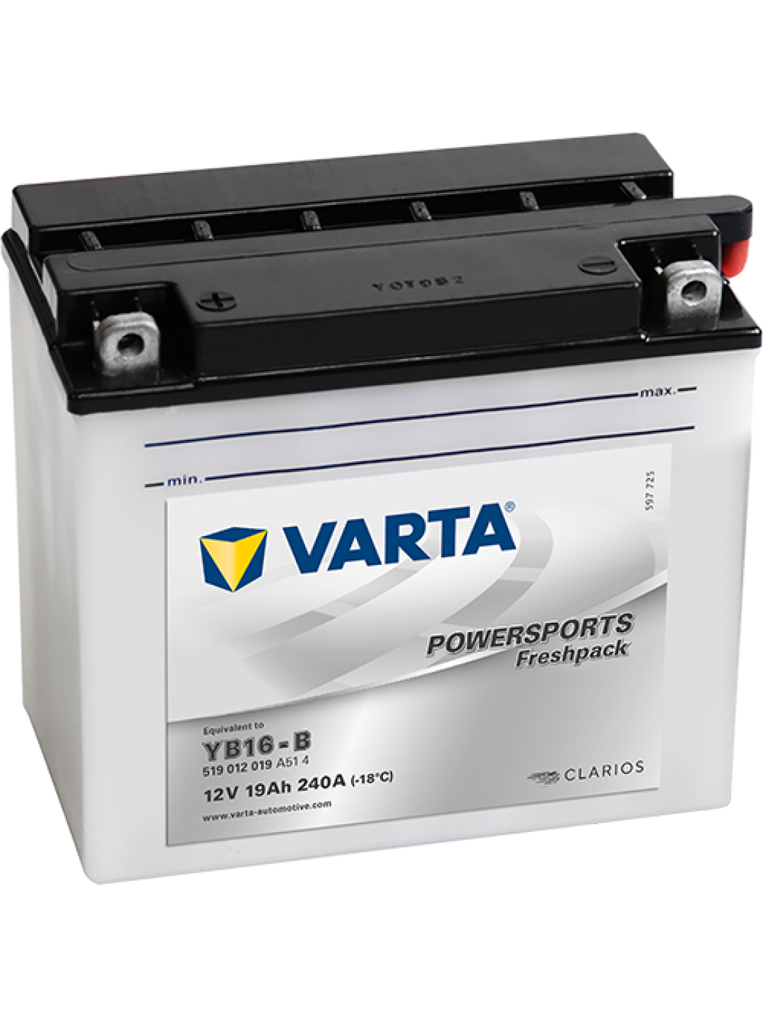 19Ah Varta 12V 519 012 019 A514 FP