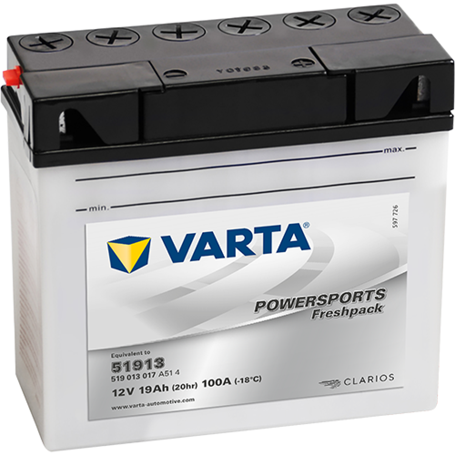Аккумулятор 19Ah Varta 12V 519 013 017 A514 FP