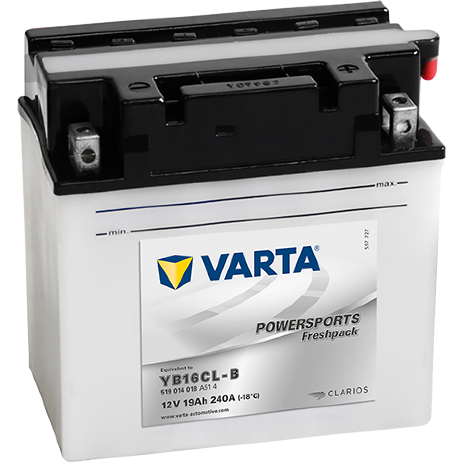 Аккумулятор 19Ah Varta 12V 519 014 018 A514 FP