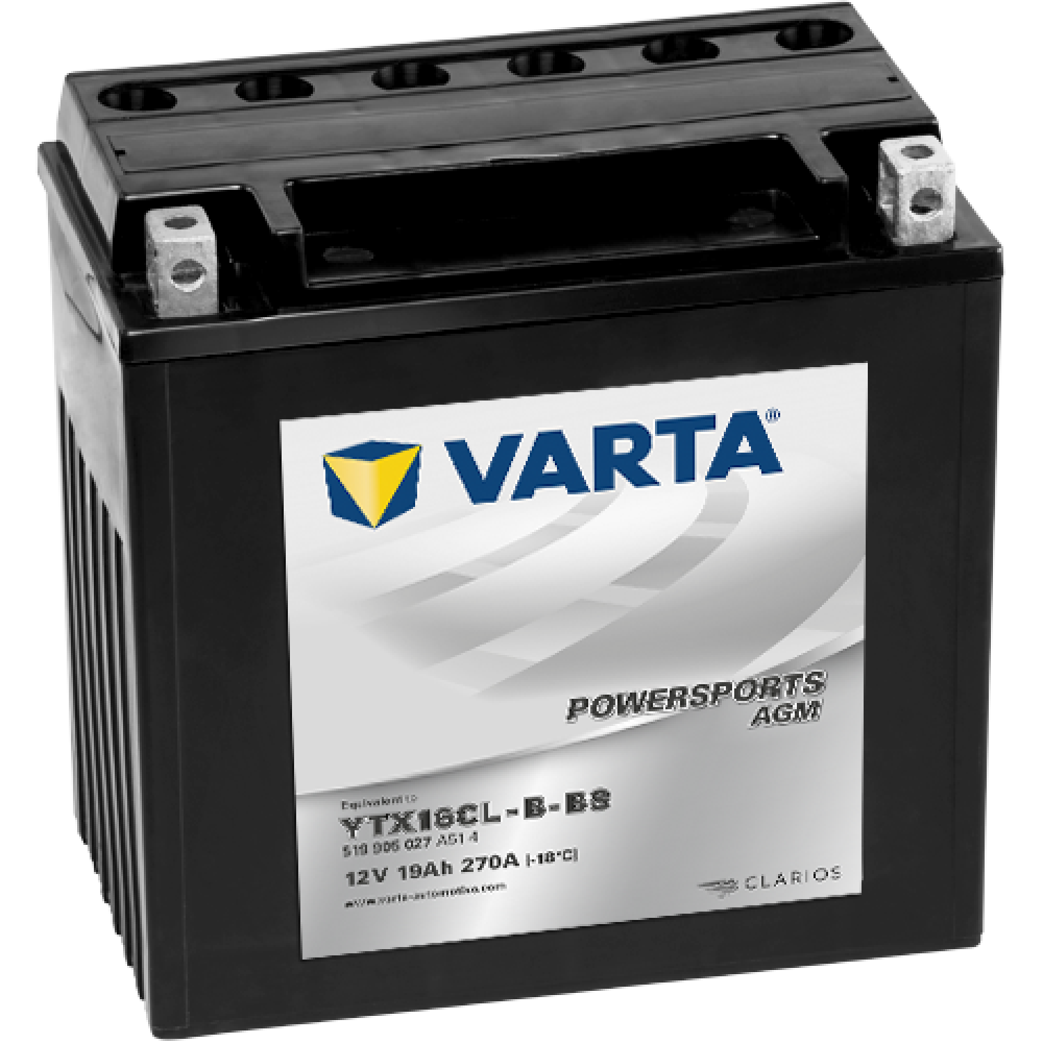 Аккумулятор 19Ah Varta 12V 519 905 027 A514 AGM