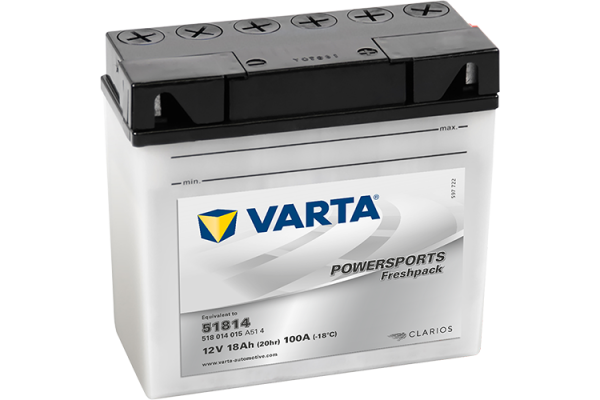 Аккумулятор 18Ah Varta 12V 518 014 015 A514 FP