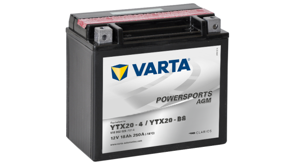 Аккумулятор 18Ah Varta 12V 518 902 026 A514 AGM