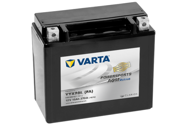 Аккумулятор 18Ah Varta 12V 518 909 027 A512 AGM зал.