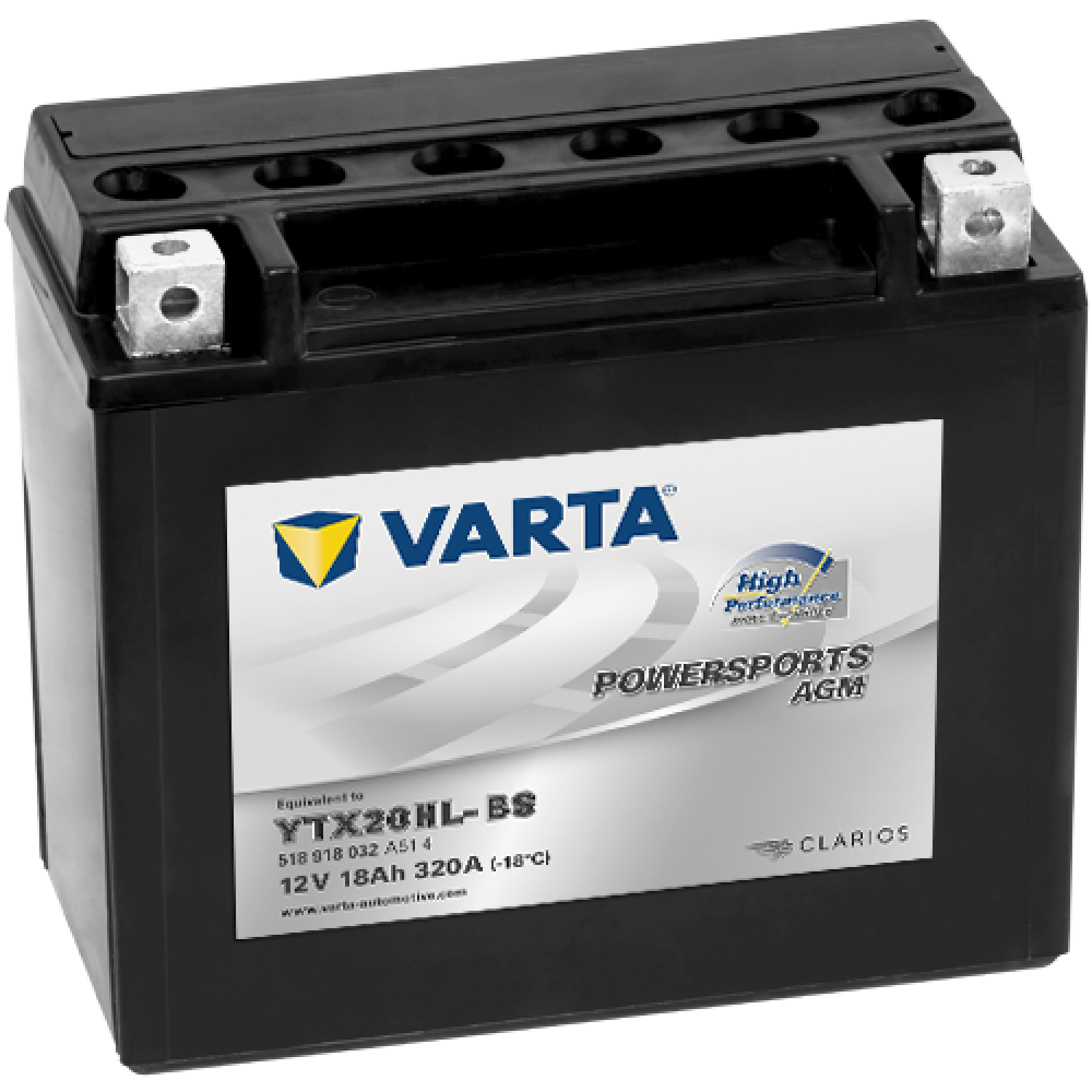 Аккумулятор 18Ah Varta 12V 518 918 032 A514 AGM HP