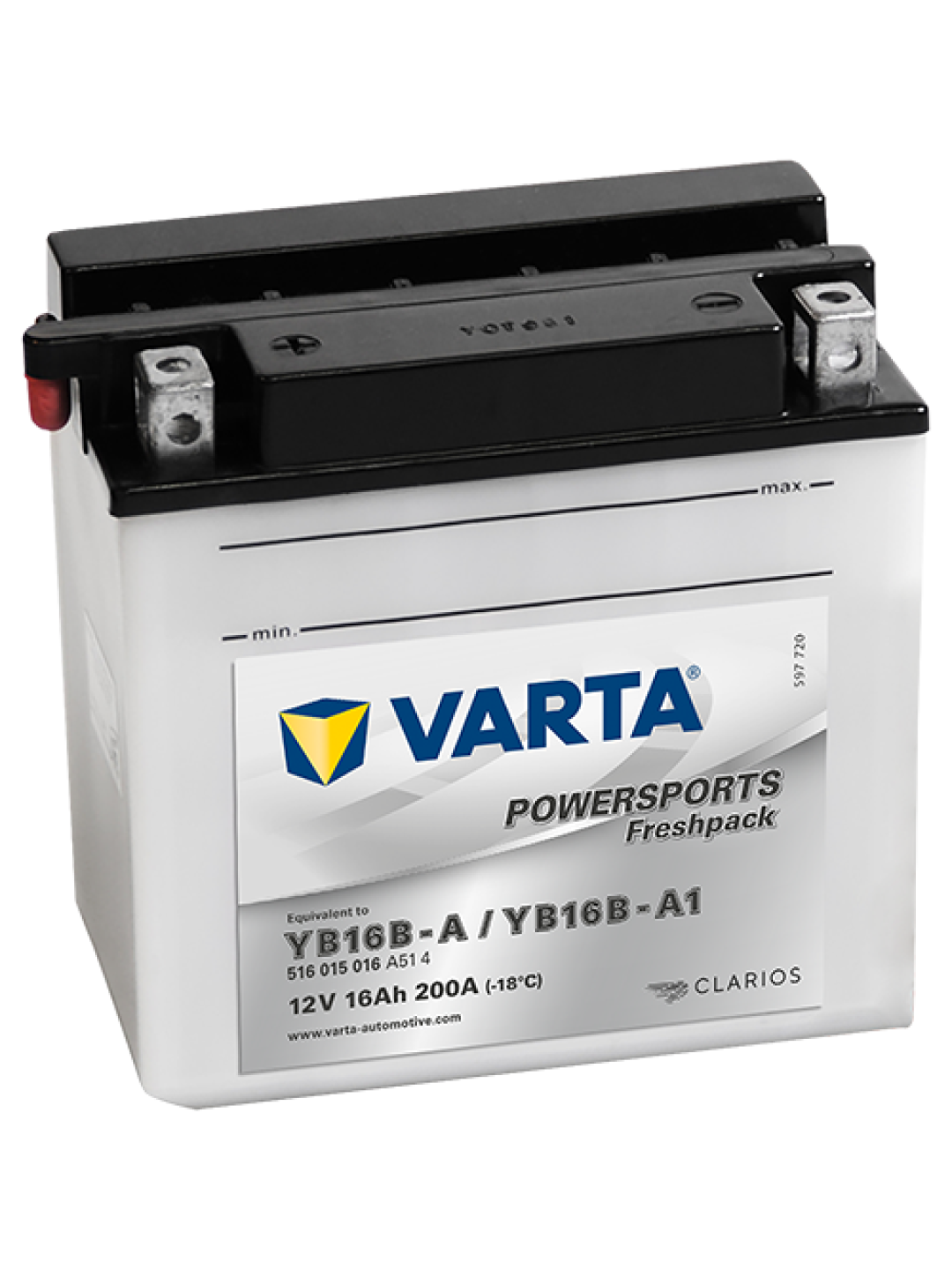 16Ah Varta 12V 516 015 016 A514 FP