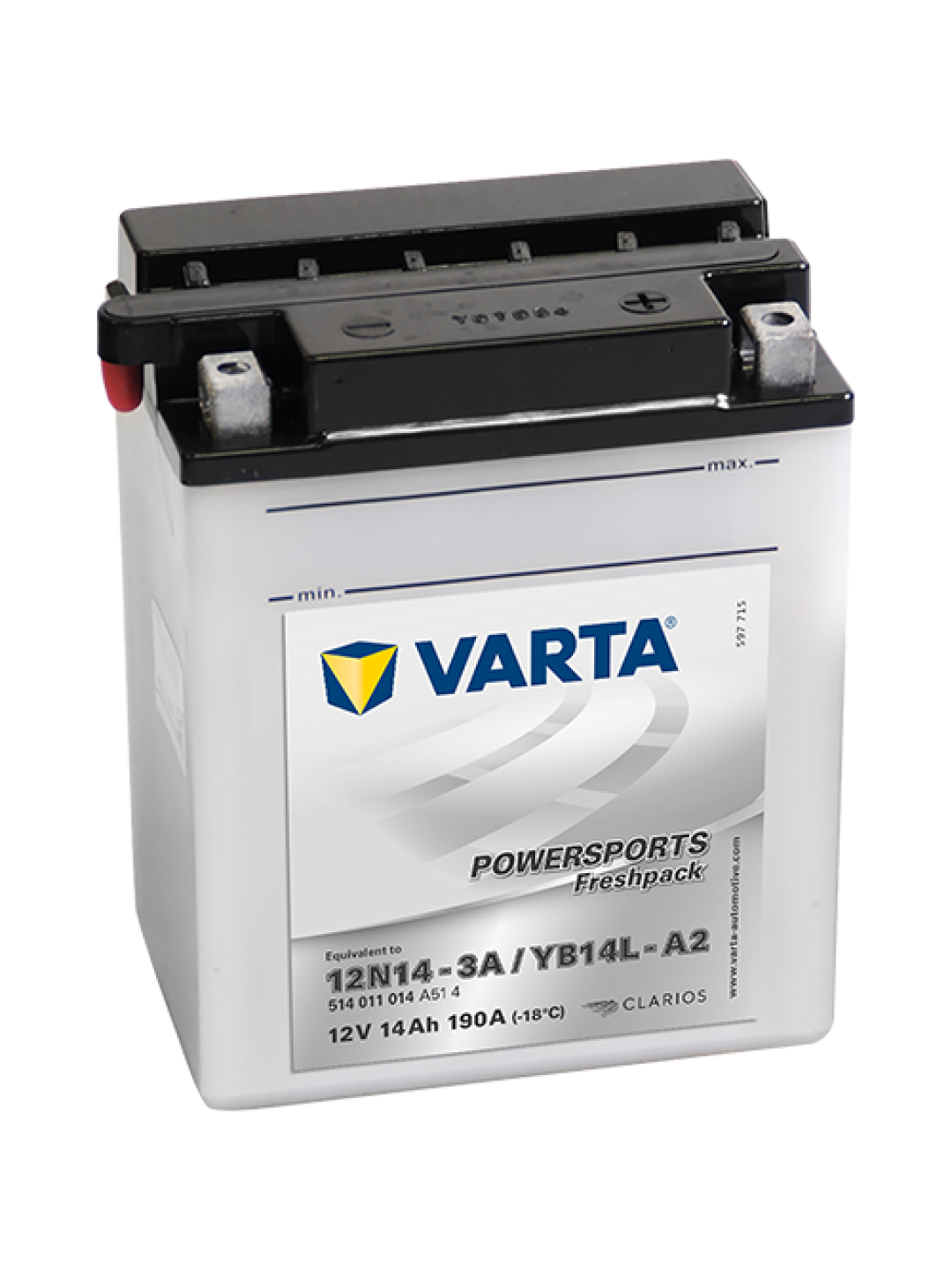 14Ah Varta 12V 514 011 014 А514 FP