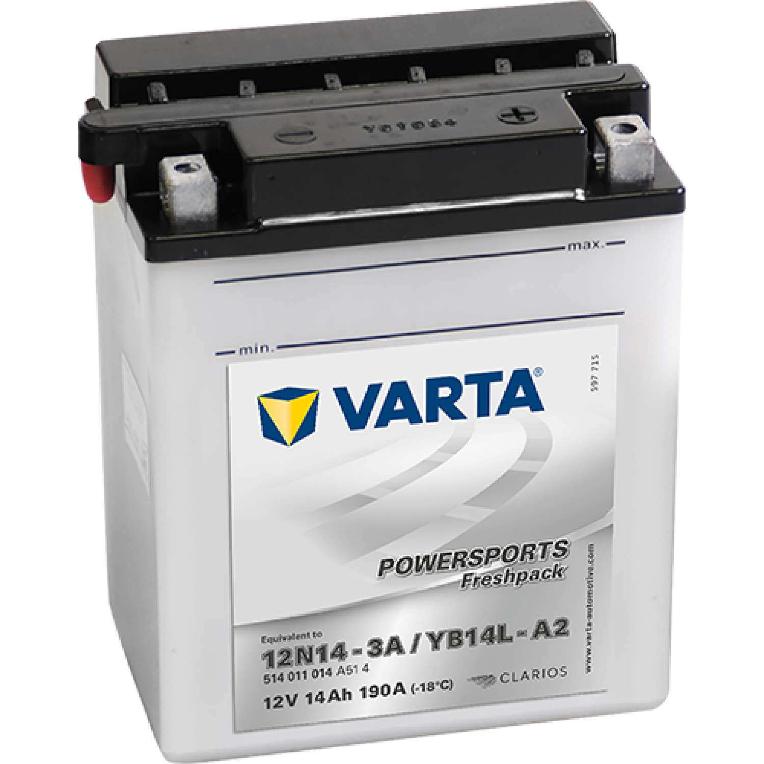 Аккумулятор 14Ah Varta 12V 514 011 014 А514 FP