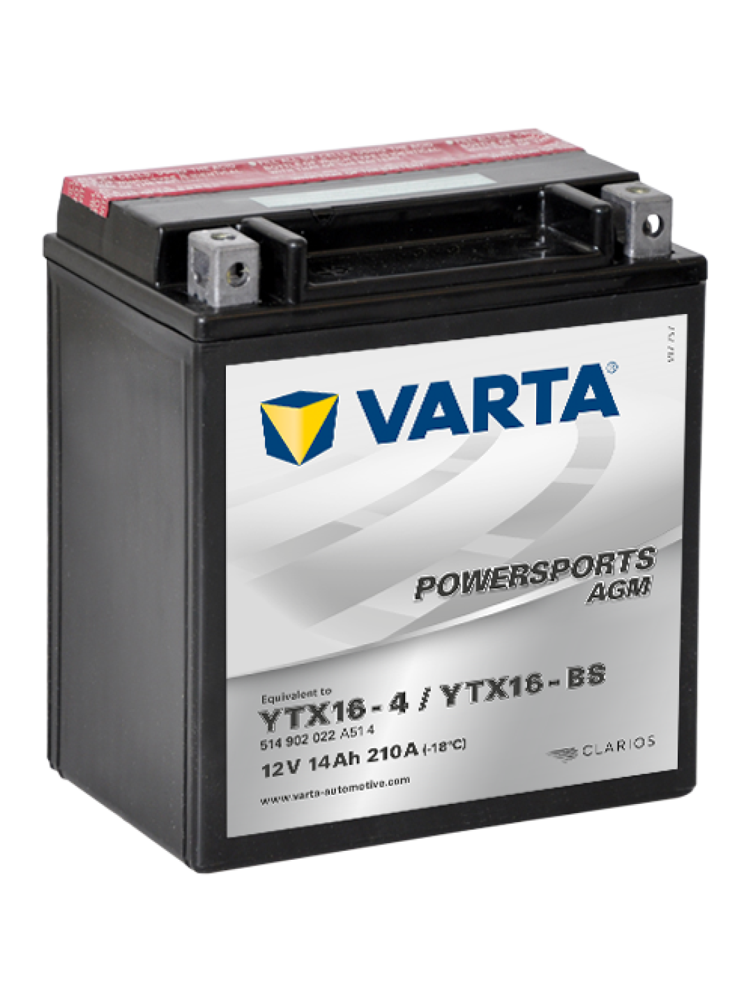 14Ah Varta 12V 514 902 022 A514 AGM