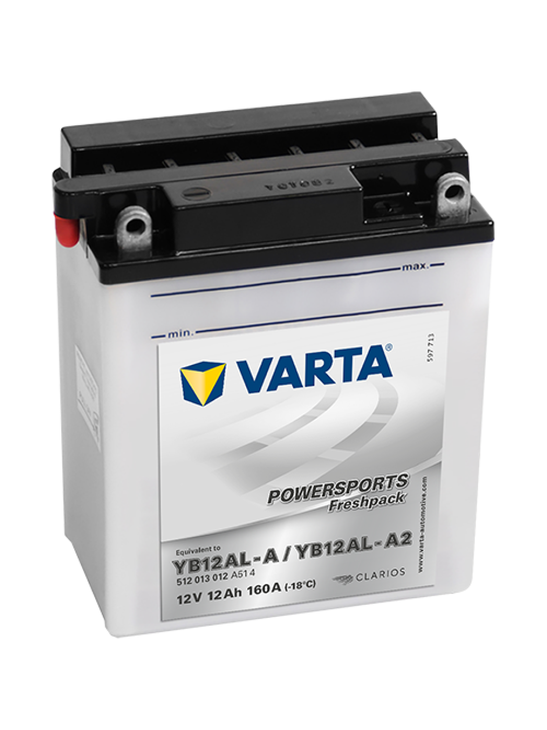 12Ah Varta 12V 512 013 012 A514 FP