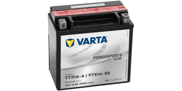 Аккумулятор 12Ah Varta 12V 512 014 010 A514 AGM