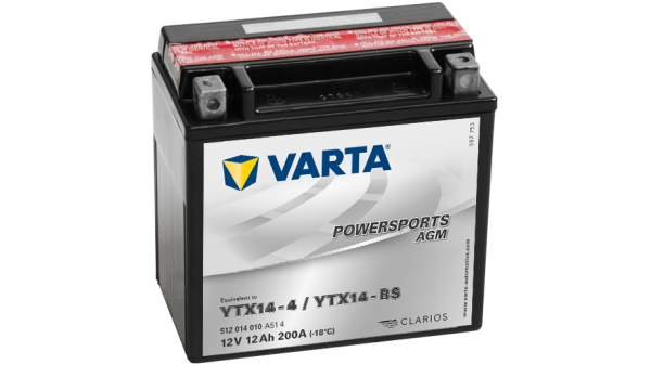 Аккумулятор 12Ah Varta 12V 512 014 010 A514 AGM