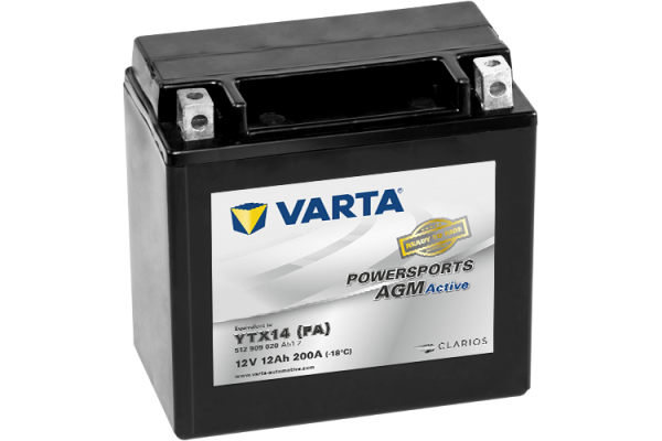 Аккумулятор 12Ah Varta 12V 512 909 020 A512 AGM зал.