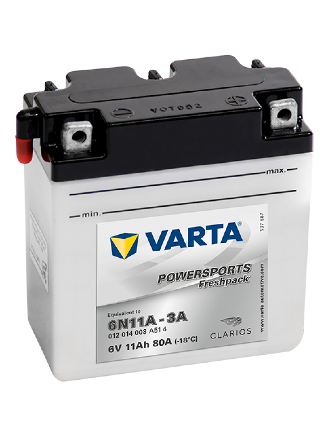 11Ah Varta 6V 012 014 008 A514 FP