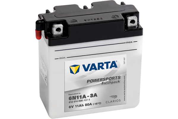 Аккумулятор 11Ah Varta 6V 012 014 008 A514 FP