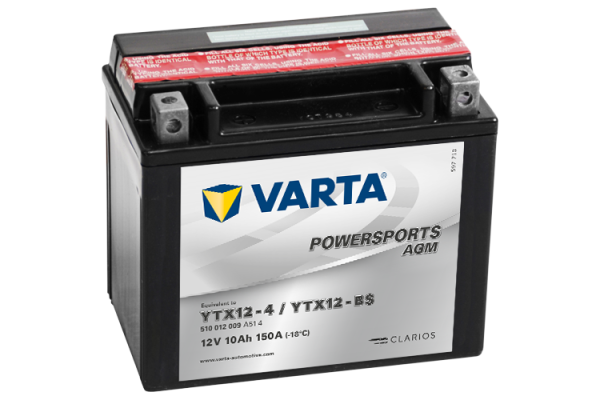 Аккумулятор 10Ah Varta 12V 510 012 009 A514 AGM