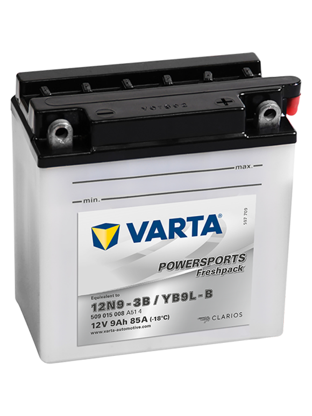 9Ah Varta 12V 509 015 008 A514 FP