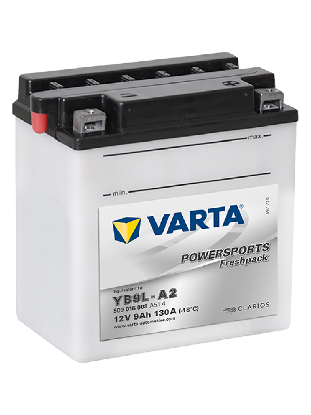 9Ah Varta 12V 509 016 008 A514 FP
