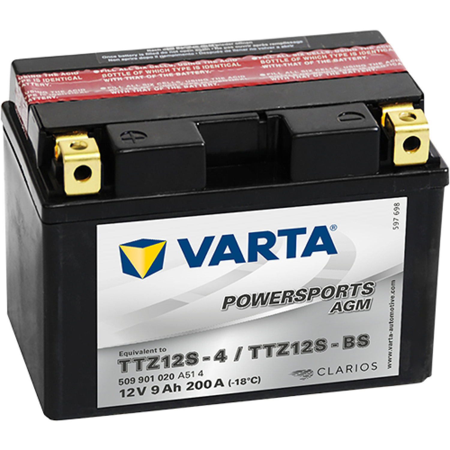 Аккумулятор 9Ah Varta 12V 509 901 020 A514 AGM