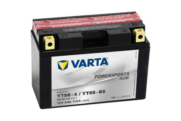 Аккумулятор 8Ah Varta 12V 509 902 008 A514 AGM