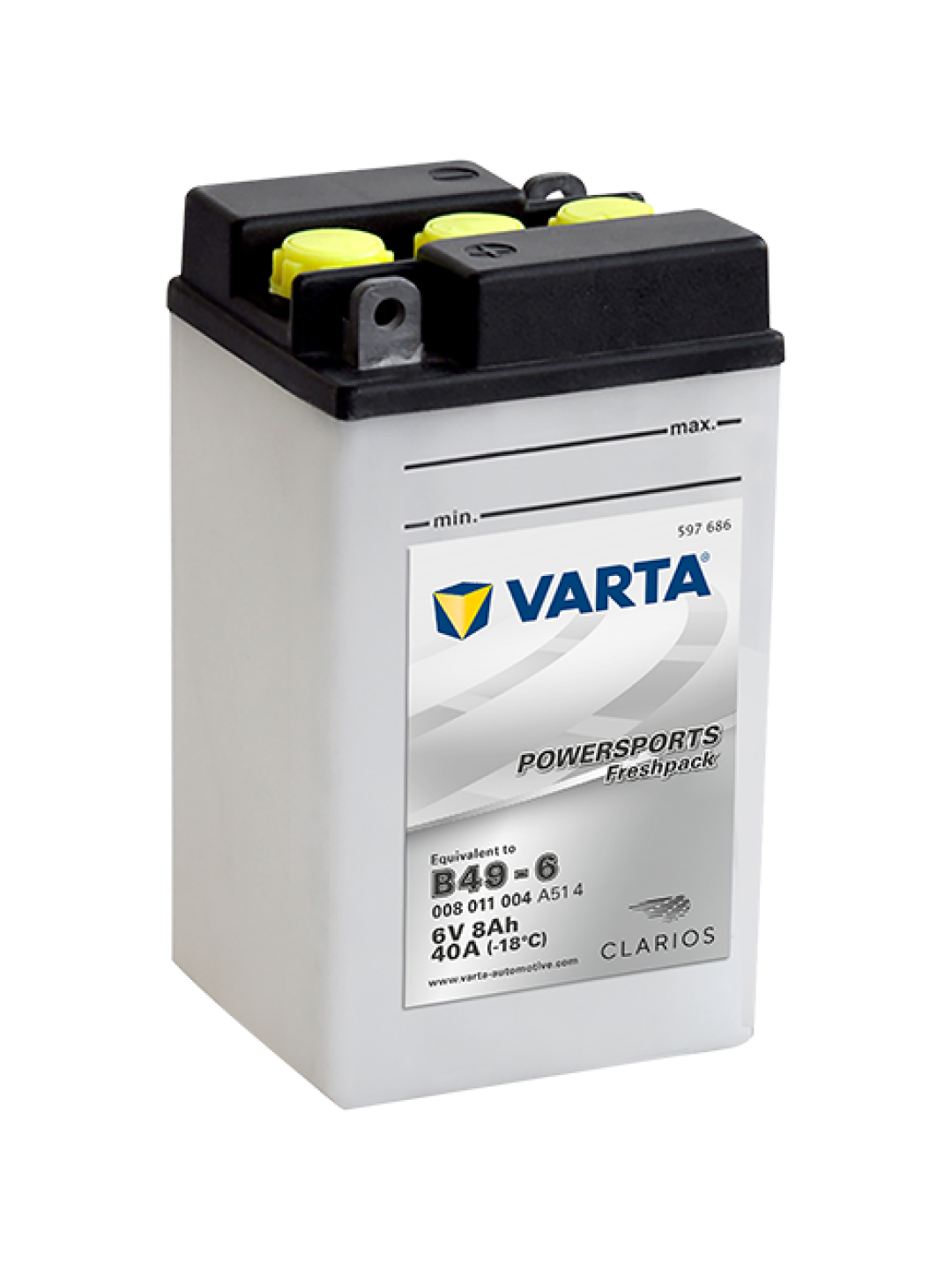 8Ah Varta 6V 008 011 004 A514 FP