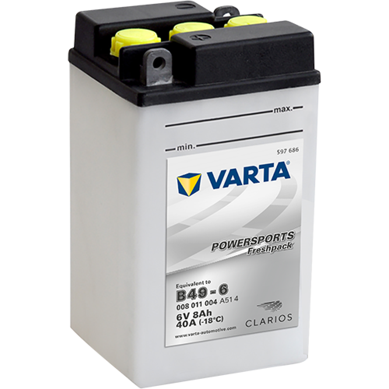 Аккумулятор 8Ah Varta 6V 008 011 004 A514 FP