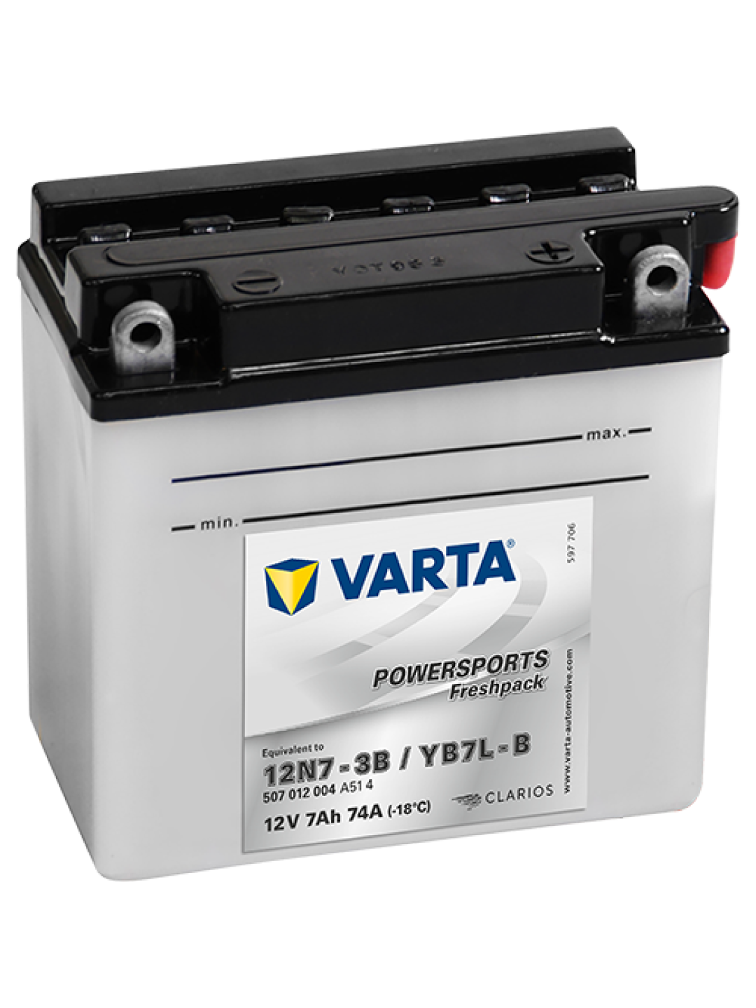 7Ah Varta 12V 507 012 004 A514 FP