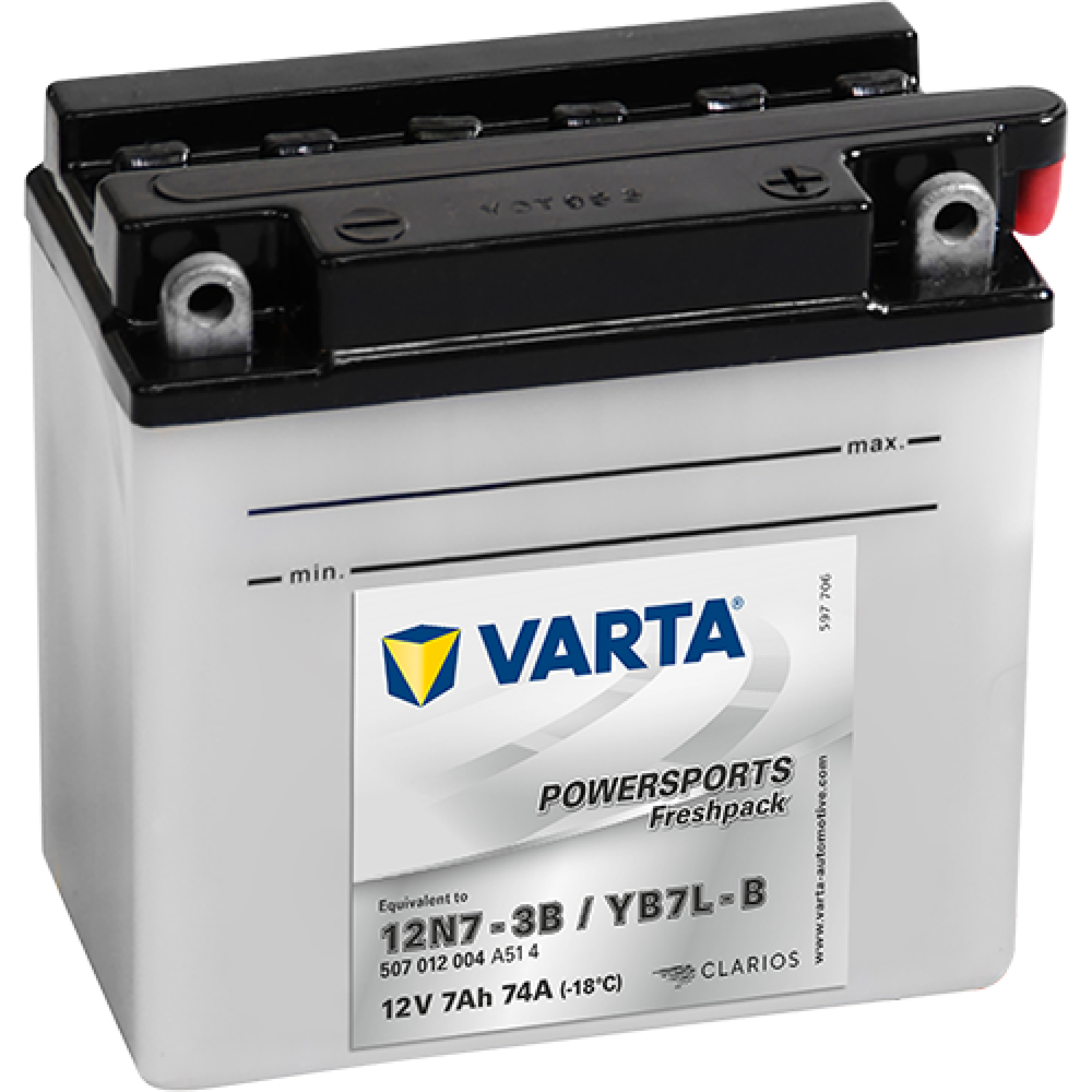 Аккумулятор 7Ah Varta 12V 507 012 004 A514 FP