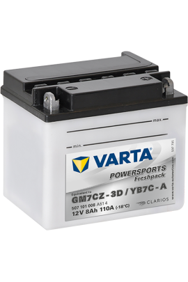 7Ah Varta 12V 507 101 008 A514 FP