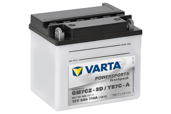 Аккумулятор 7Ah Varta 12V 507 101 008 A514 FP