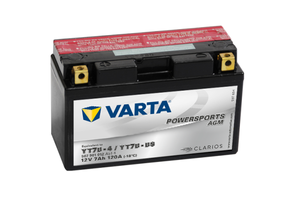 Аккумулятор 7Ah varta 12V 507 901 012 A514 AGM