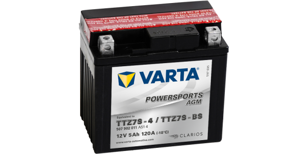 Аккумулятор 5Ah Varta 12V 507 902 011 A514 AGM