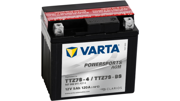 Аккумулятор 5Ah Varta 12V 507 902 011 A514 AGM