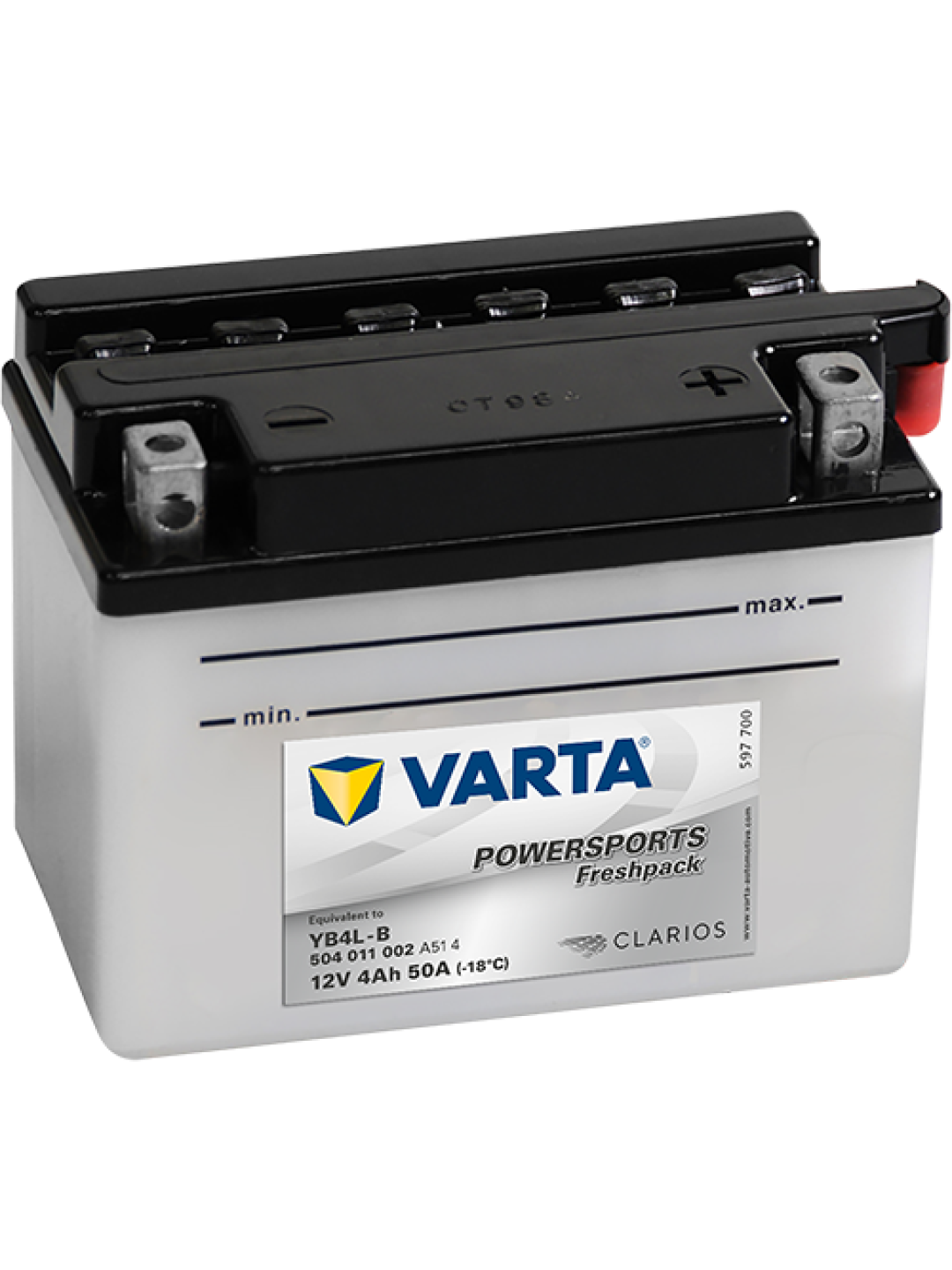 4Ah Varta 12V 504 011 002 A514 FP