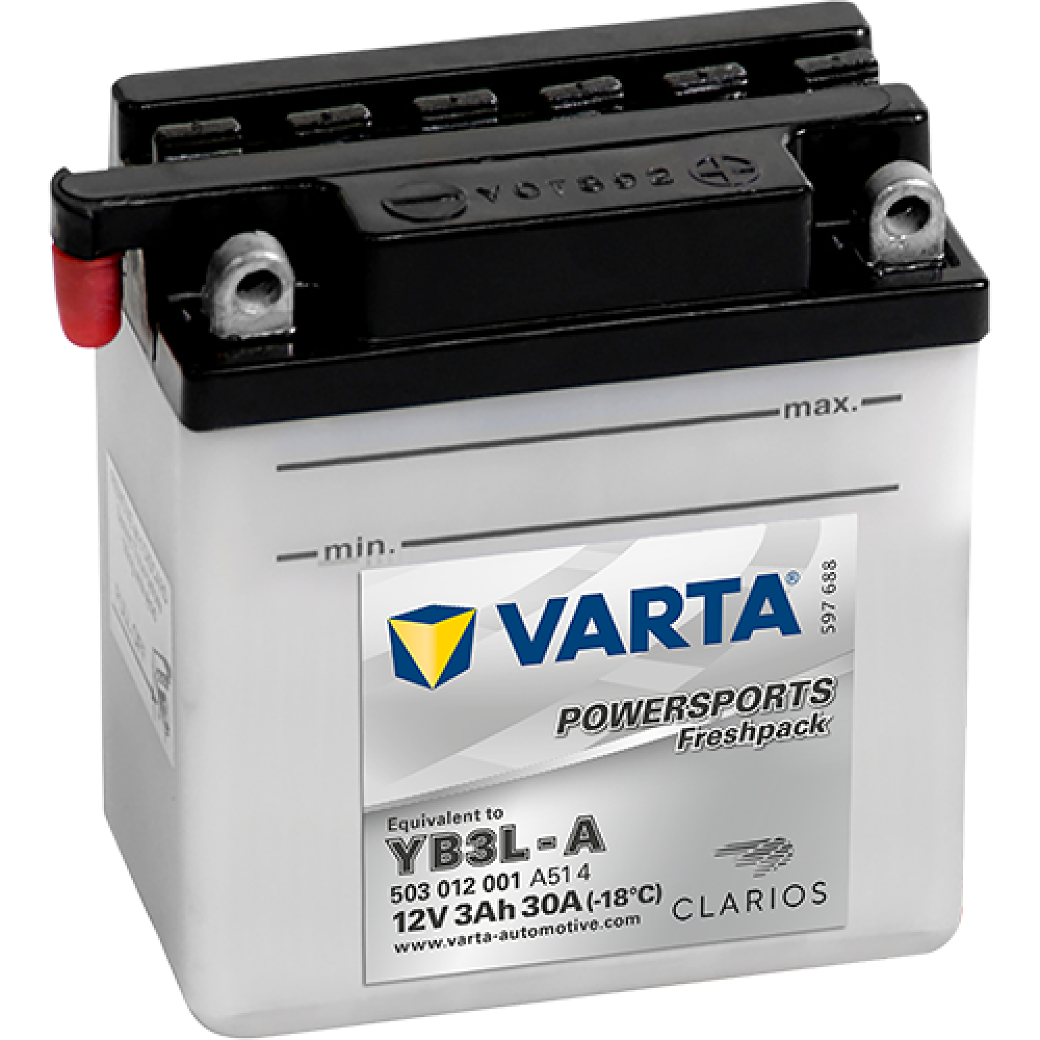 Аккумулятор 3Ah Varta 12V 503 012 001 A514 FP