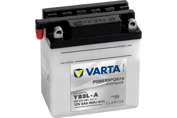 Аккумулятор 3Ah Varta 12V 503 012 001 A514 FP