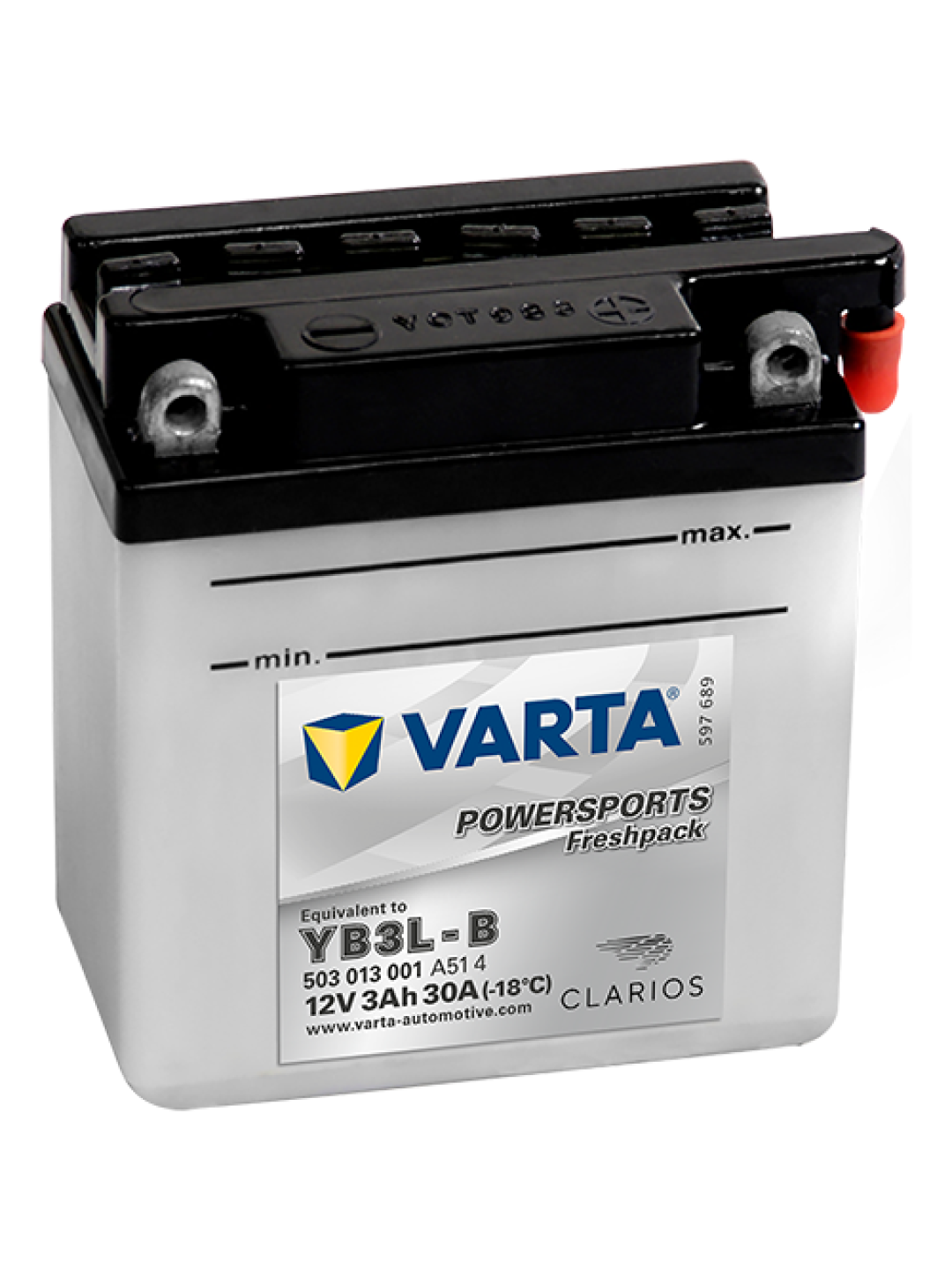 3Ah Varta 12V 503 013 001 A514 FP