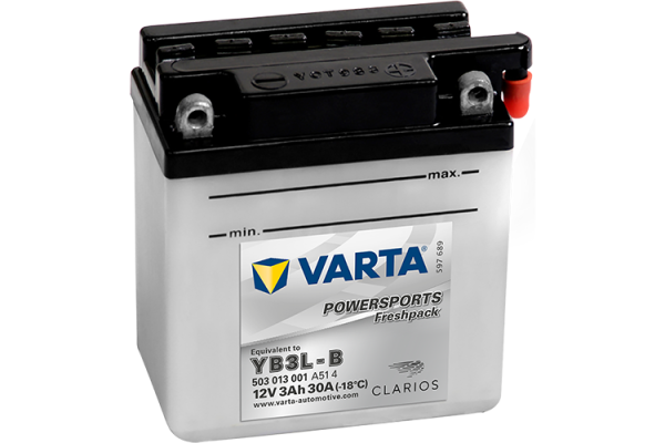 Аккумулятор 3Ah Varta 12V 503 013 001 A514 FP