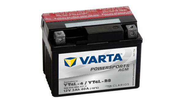 Аккумулятор 3Ah Varta 12V 503 014 003 A514 AGM
