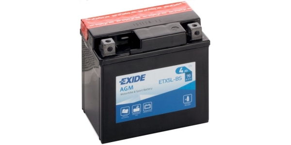 Аккумулятор Exide ETX5L-BS