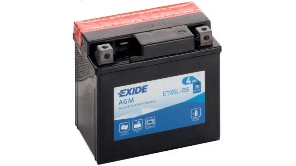Аккумулятор Exide ETX5L-BS