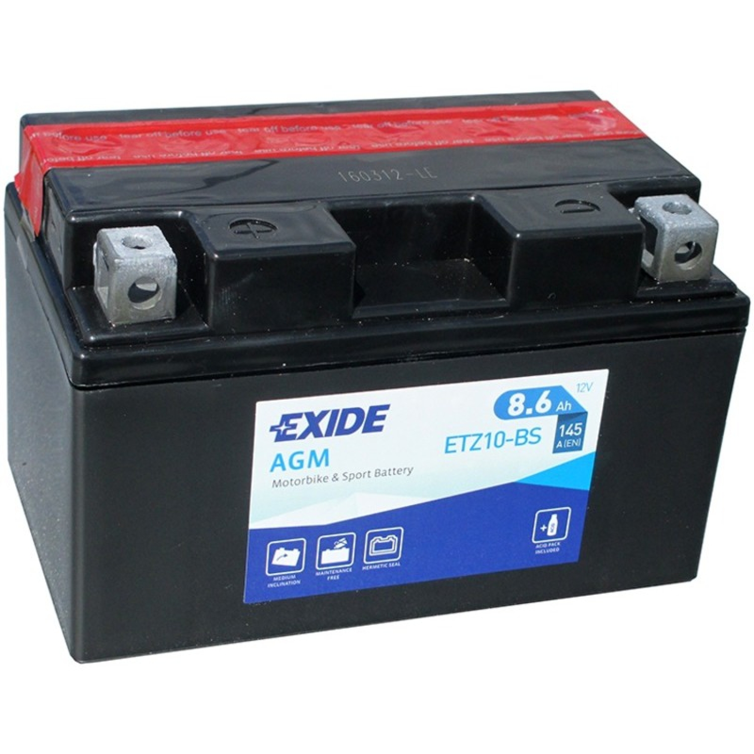 Аккумулятор Exide YTZ10-BS — купить в Санкт-Петербурге