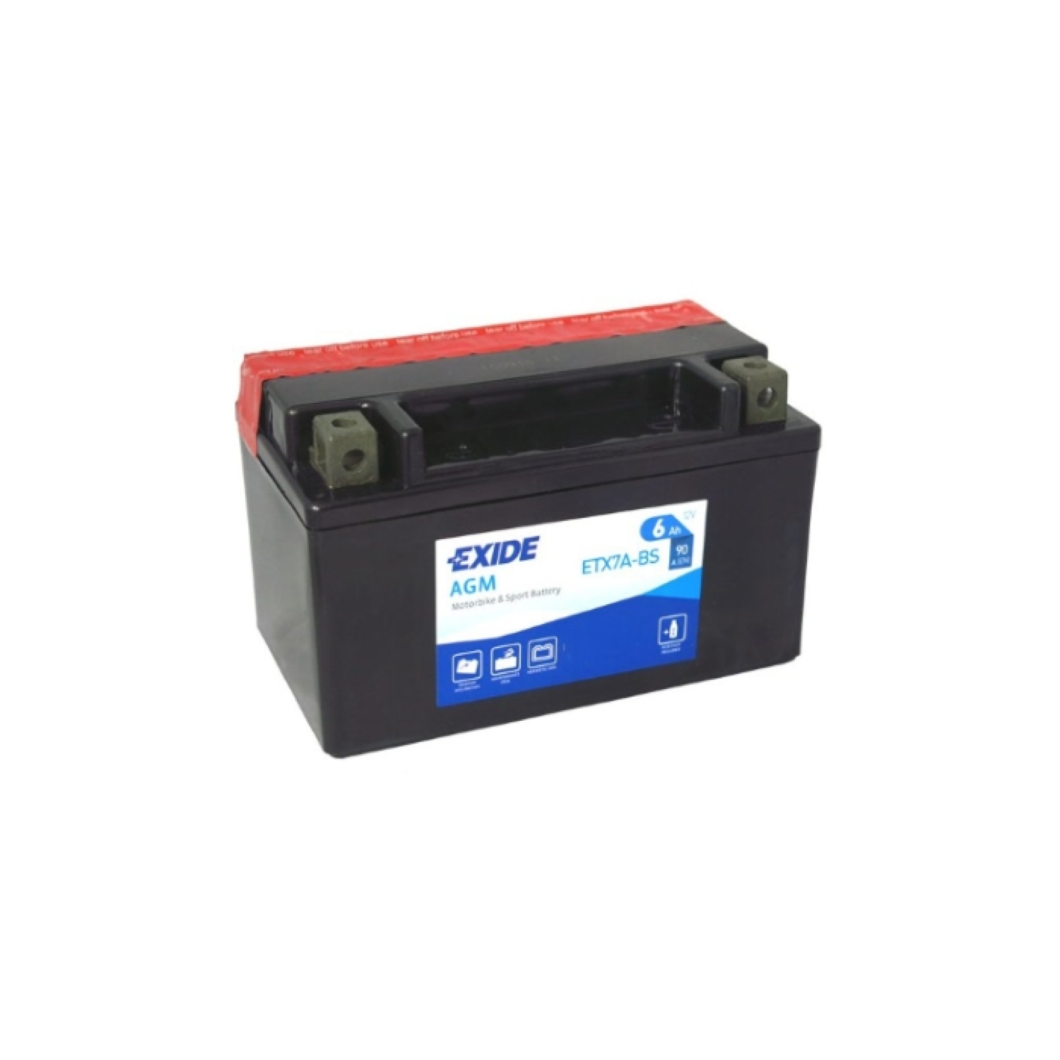 Аккумулятор Exide ETX7А-BS — купить в Санкт-Петербурге