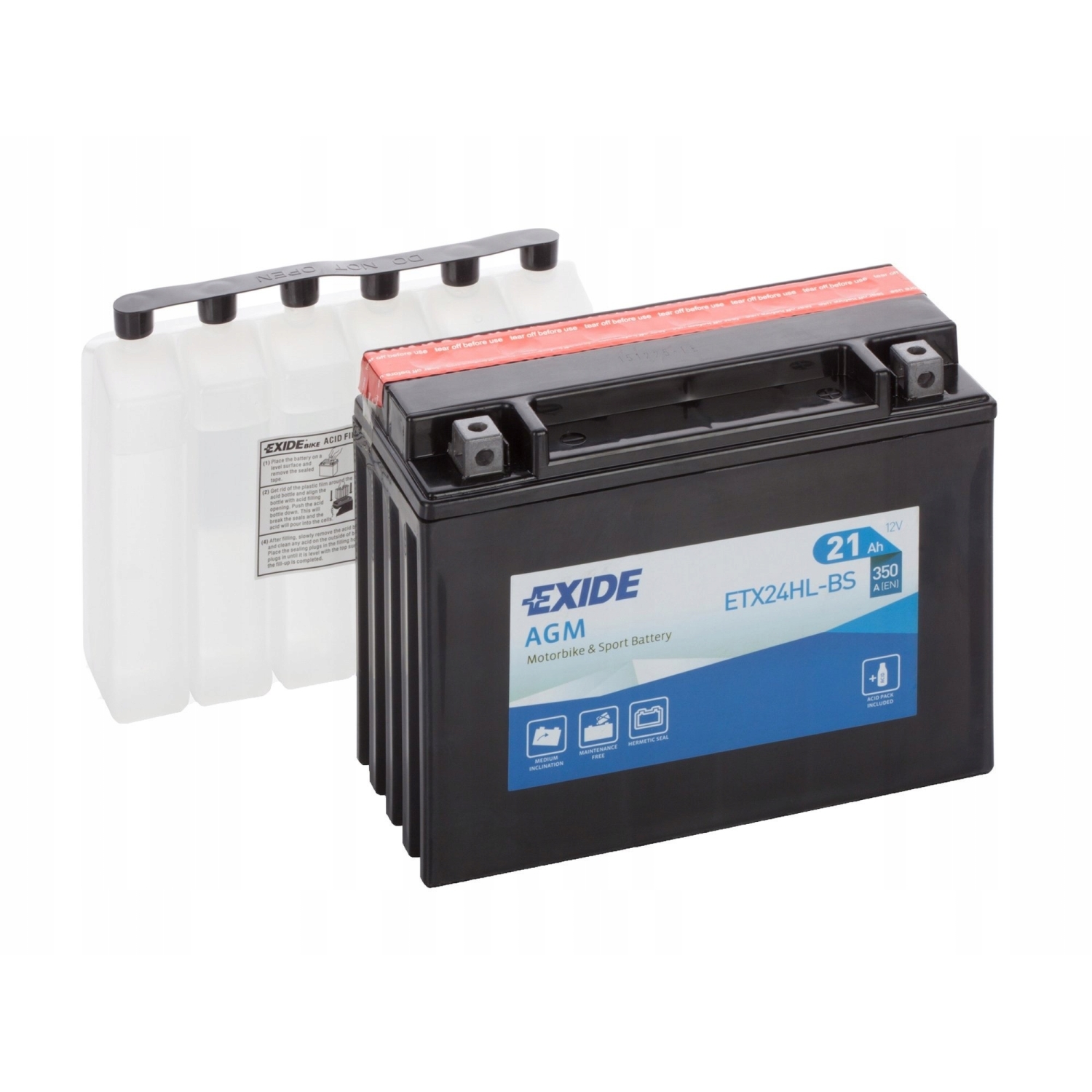 Аккумулятор Exide ETX24HL-BS — купить в Санкт-Петербурге