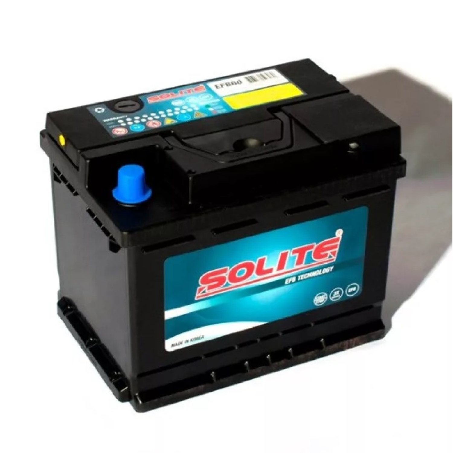 Solite EFB 60, 60 Ач, обратная полярность, 242x175x190 мм, 560 Ампер — купить в Санкт-Петербурге