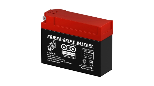 Аккумулятор WBR MT 12-2.5 YTX4B-BS