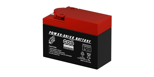 Аккумулятор WBR MT 12-2.6 YTX4A-BS