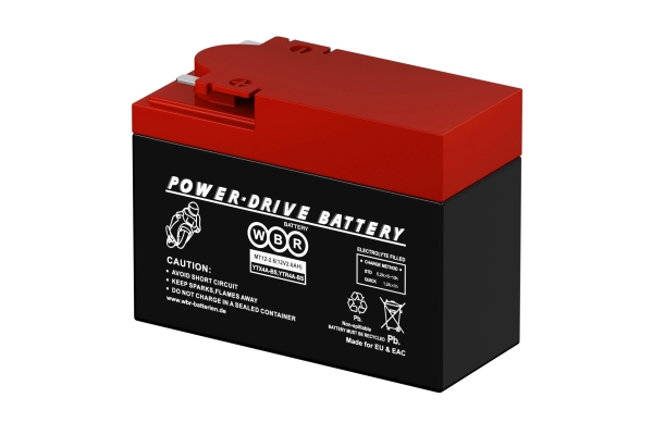 Аккумулятор WBR MT 12-2.6 YTX4A-BS