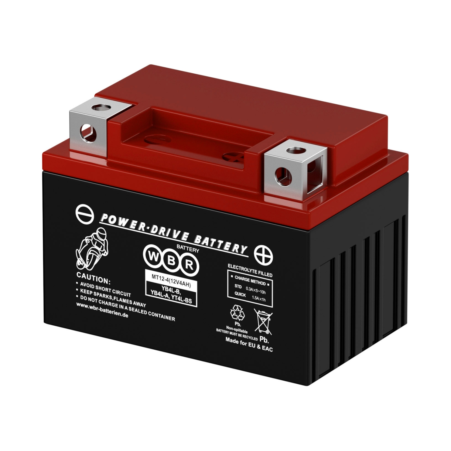 Аккумулятор WBR MT 12-4 YT4L-B