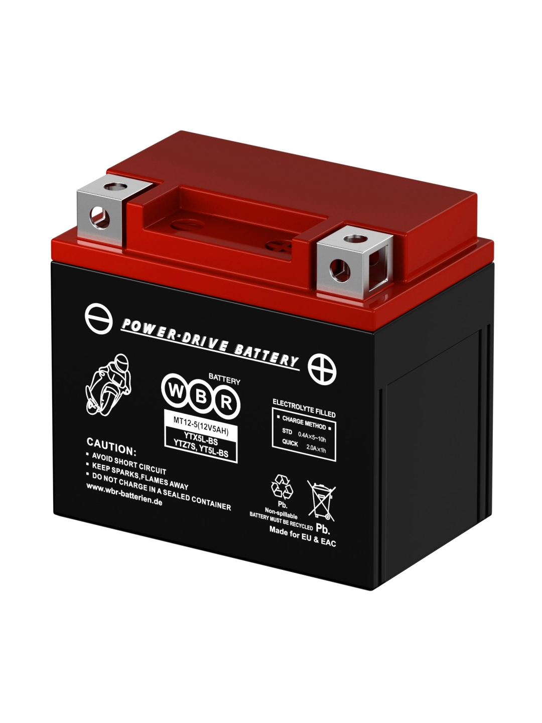 WBR MT 12-5 YTX5L-BS