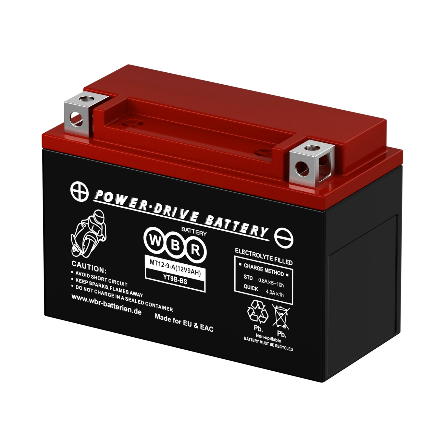 Аккумулятор WBR MT 12-9-A YT9B-BS